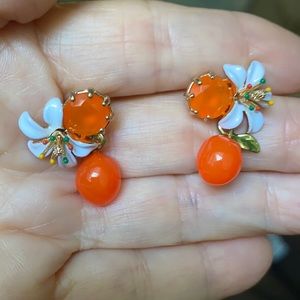 Vintage Designer Earrings - Gardens In Provence